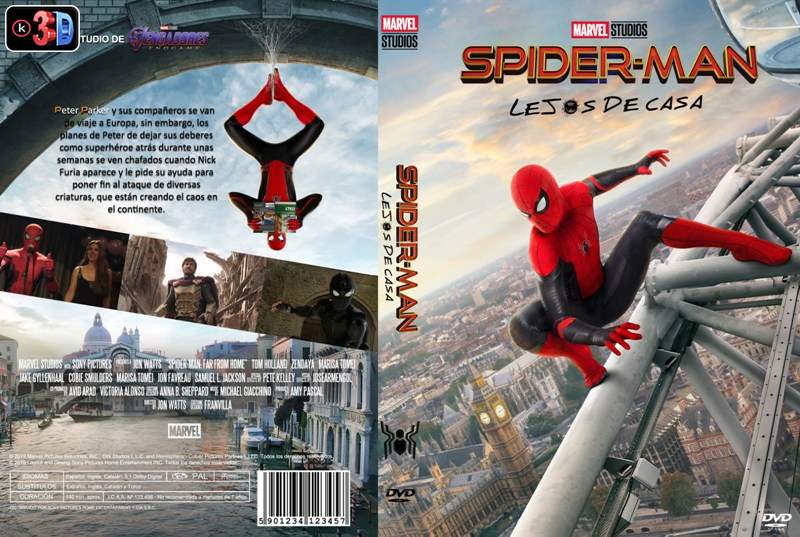 Spider Man Lejos de casa (3D)